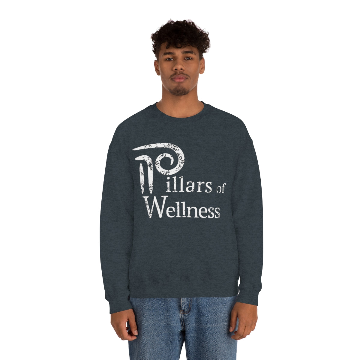 Pillars of Wellness - Unisex Heavy Blend™ Crewneck Sweatshirt