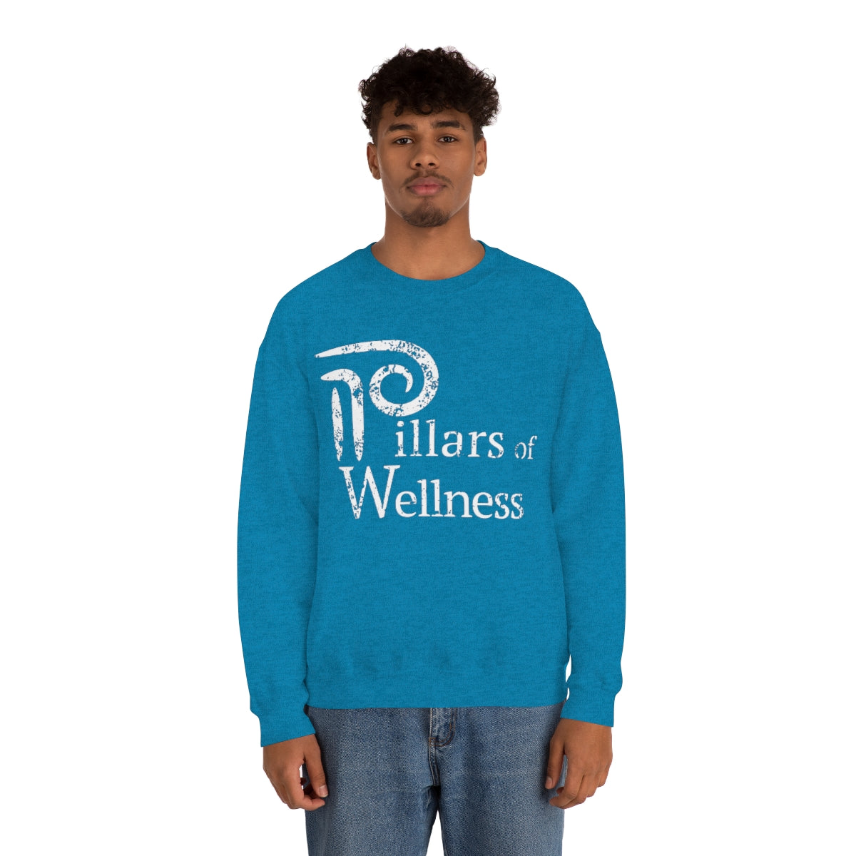Pillars of Wellness - Unisex Heavy Blend™ Crewneck Sweatshirt