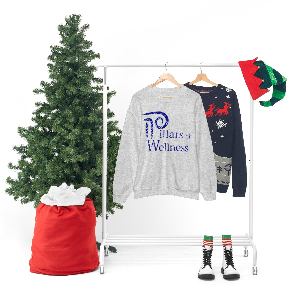 Pillars of Wellness - Unisex Heavy Blend™ Crewneck Sweatshirt