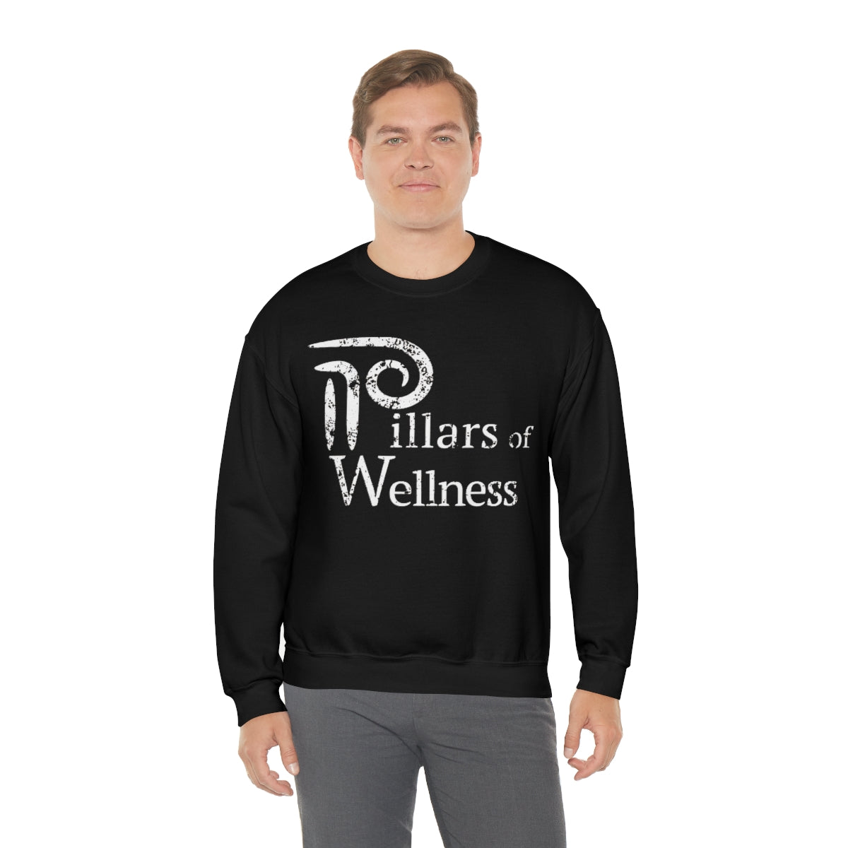 Pillars of Wellness - Unisex Heavy Blend™ Crewneck Sweatshirt