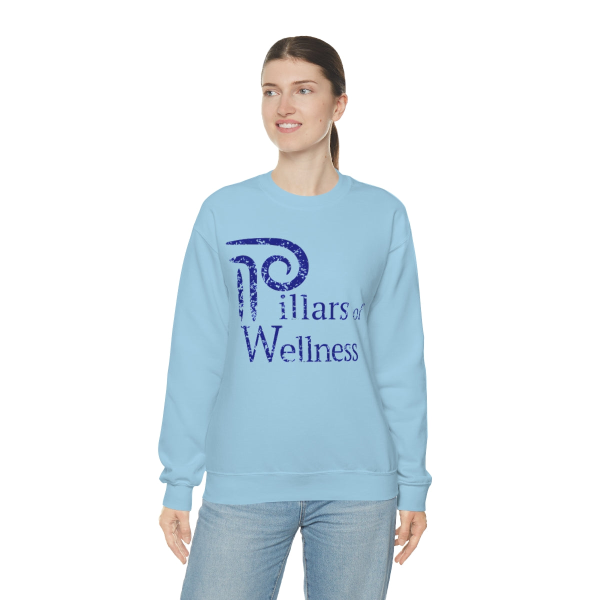 Pillars of Wellness - Unisex Heavy Blend™ Crewneck Sweatshirt