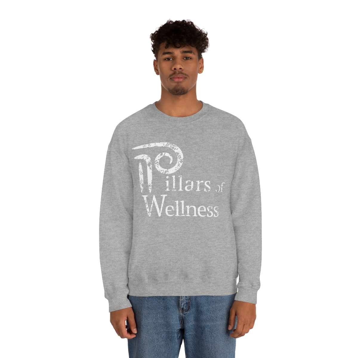 Pillars of Wellness - Unisex Heavy Blend™ Crewneck Sweatshirt