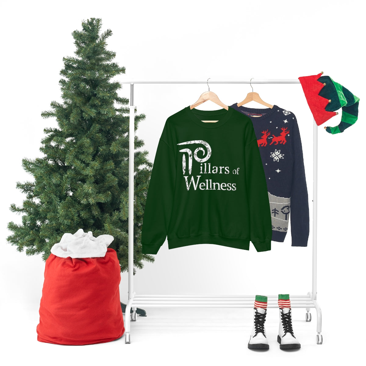 Pillars of Wellness - Unisex Heavy Blend™ Crewneck Sweatshirt
