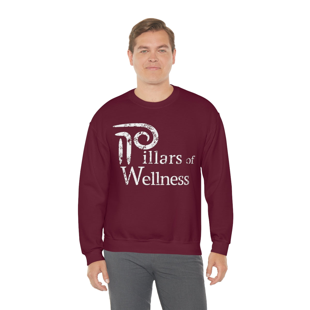 Pillars of Wellness - Unisex Heavy Blend™ Crewneck Sweatshirt