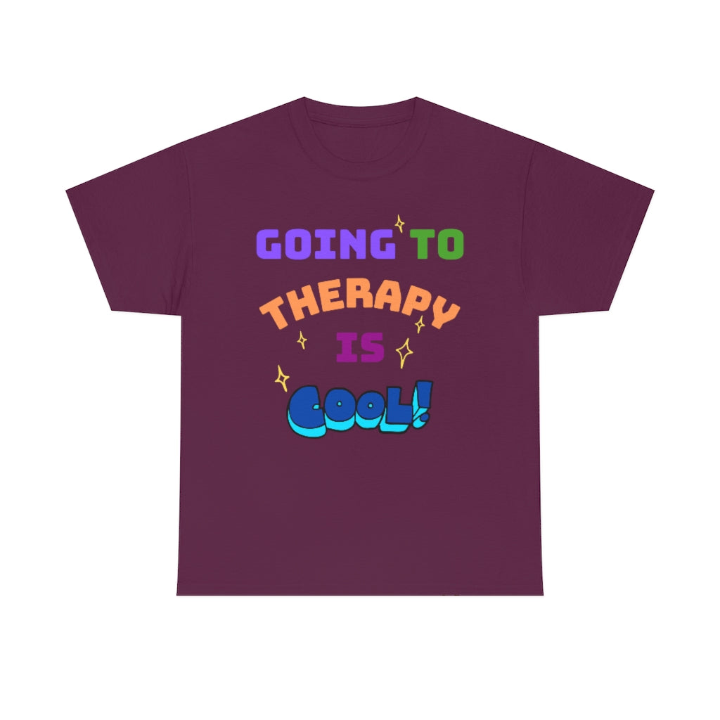 Going to Therapy is Cool - Adult T-Shirt