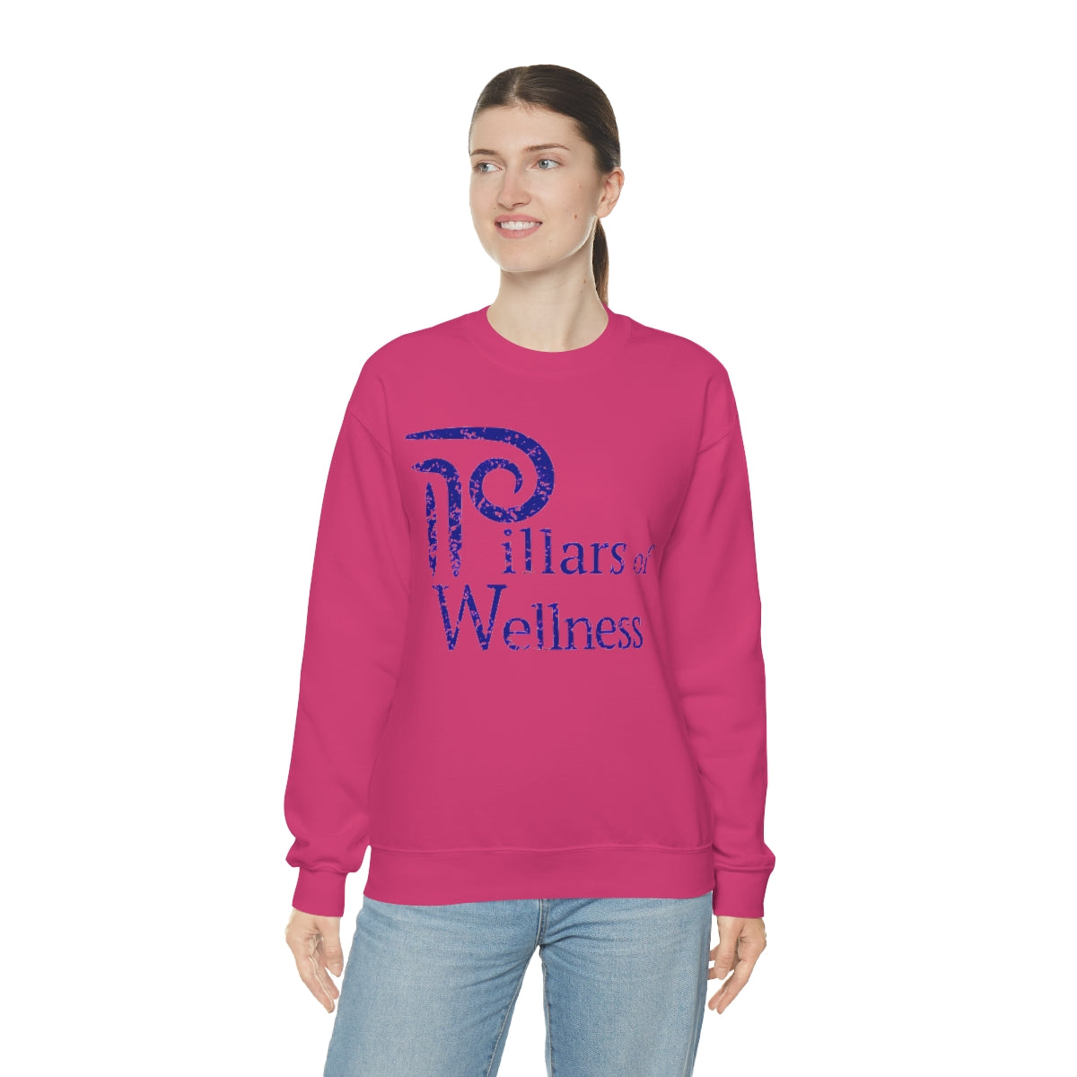 Pillars of Wellness - Unisex Heavy Blend™ Crewneck Sweatshirt