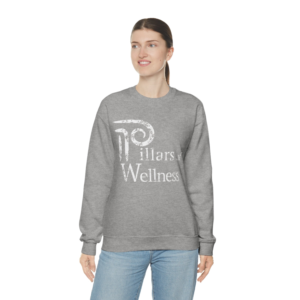 Pillars of Wellness - Unisex Heavy Blend™ Crewneck Sweatshirt