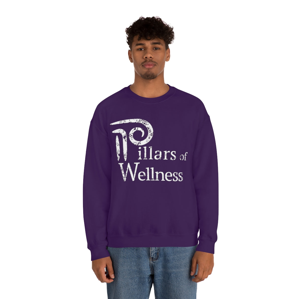 Pillars of Wellness - Unisex Heavy Blend™ Crewneck Sweatshirt