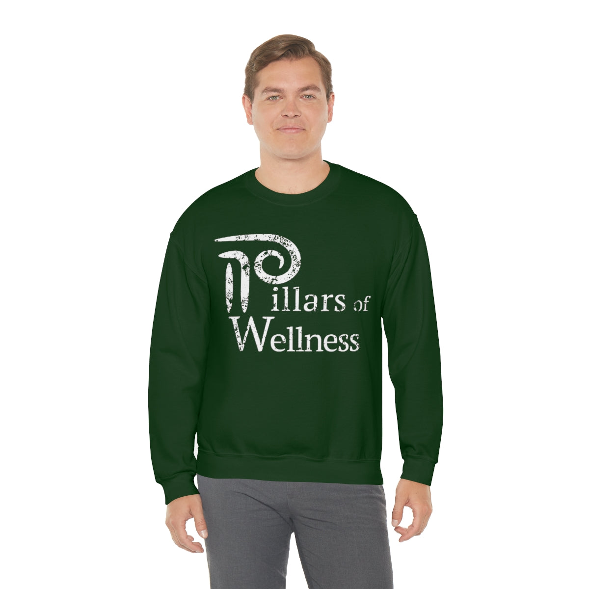 Pillars of Wellness - Unisex Heavy Blend™ Crewneck Sweatshirt
