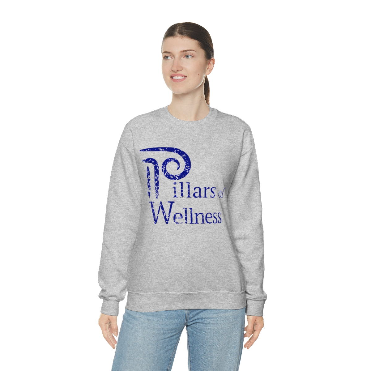 Pillars of Wellness - Unisex Heavy Blend™ Crewneck Sweatshirt