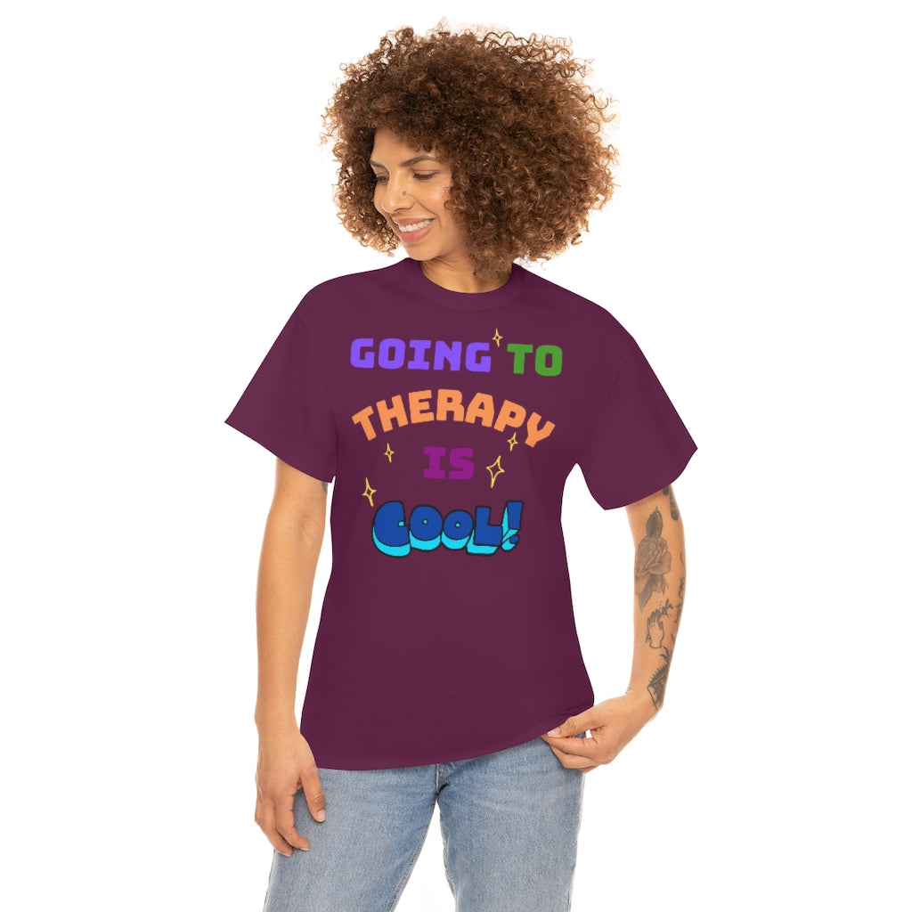 Going to Therapy is Cool - Adult T-Shirt