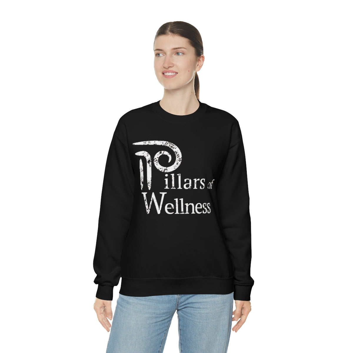 Pillars of Wellness - Unisex Heavy Blend™ Crewneck Sweatshirt