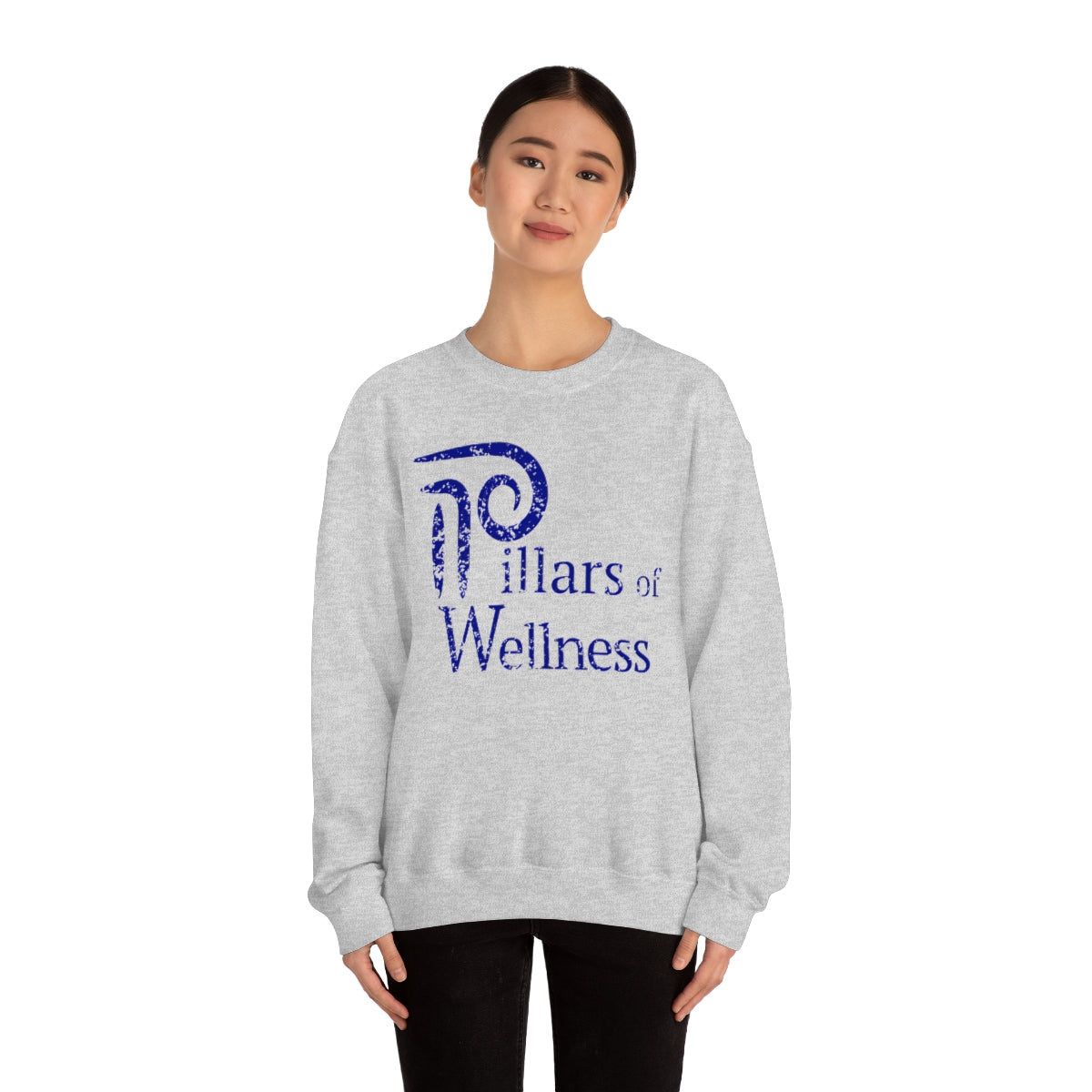 Pillars of Wellness - Unisex Heavy Blend™ Crewneck Sweatshirt
