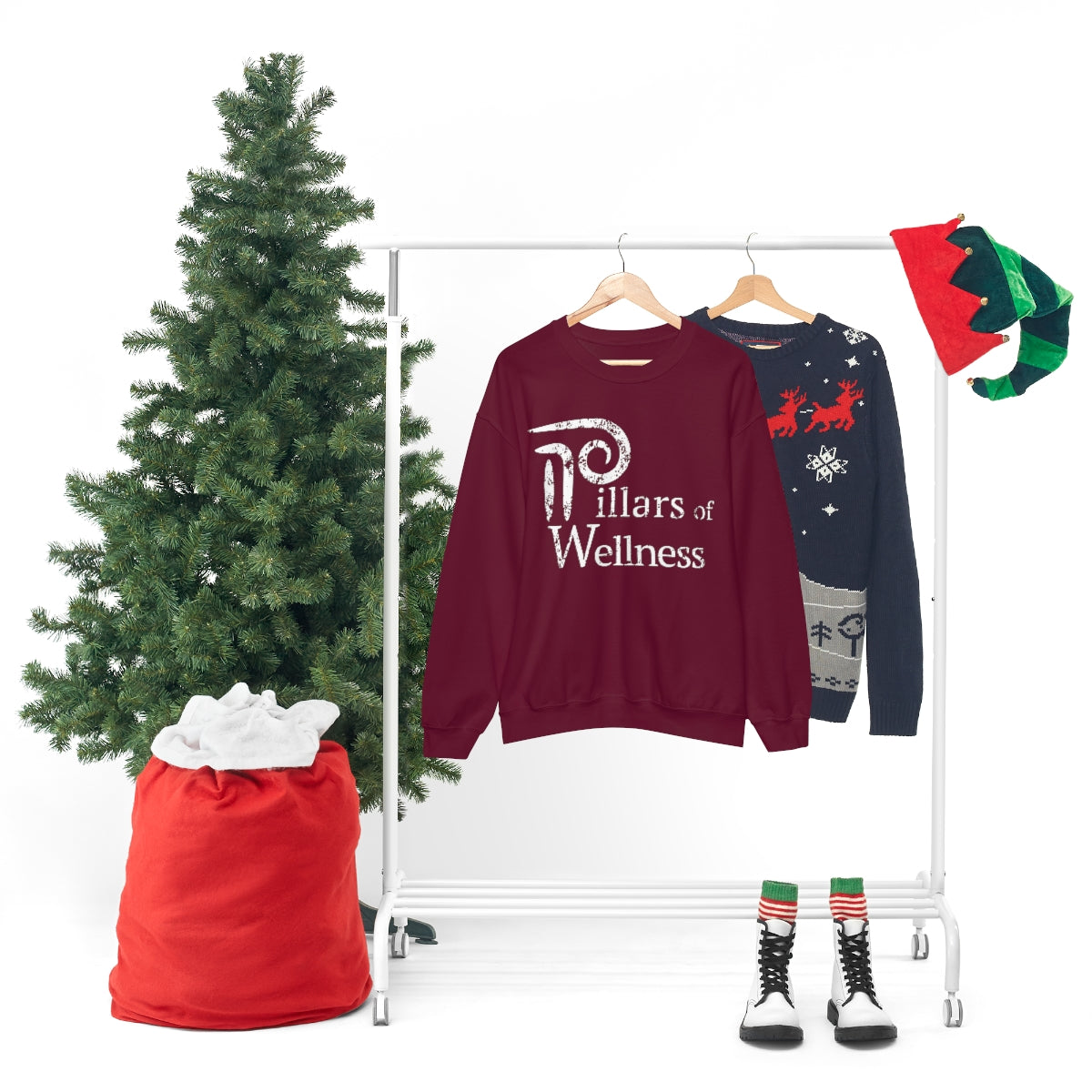 Pillars of Wellness - Unisex Heavy Blend™ Crewneck Sweatshirt