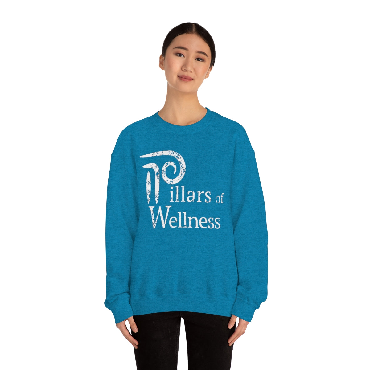 Pillars of Wellness - Unisex Heavy Blend™ Crewneck Sweatshirt