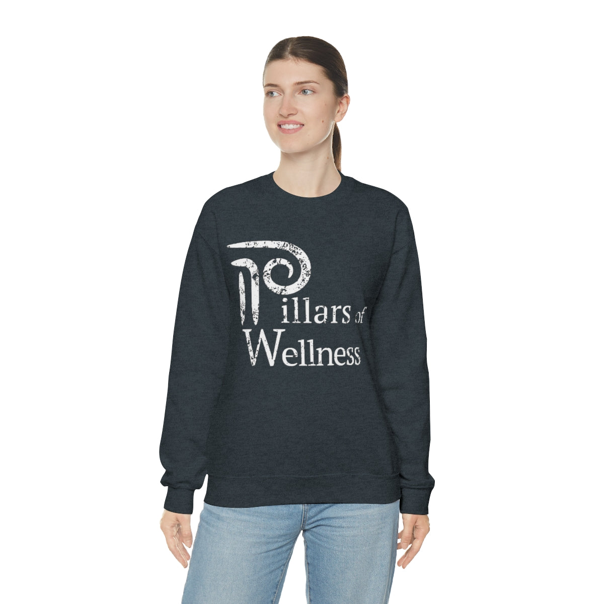 Pillars of Wellness - Unisex Heavy Blend™ Crewneck Sweatshirt