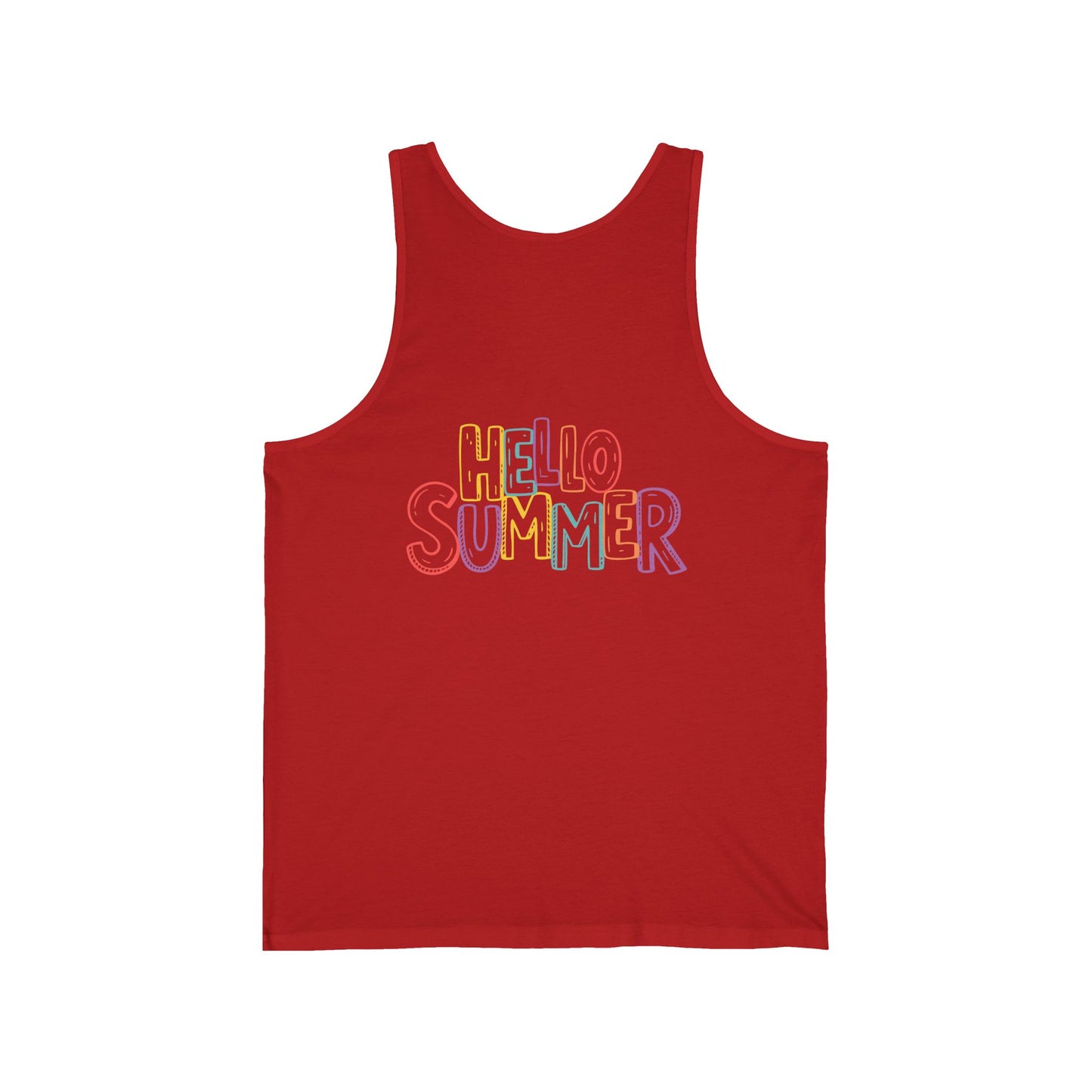 Hello Summer Unisex Jersey Tank