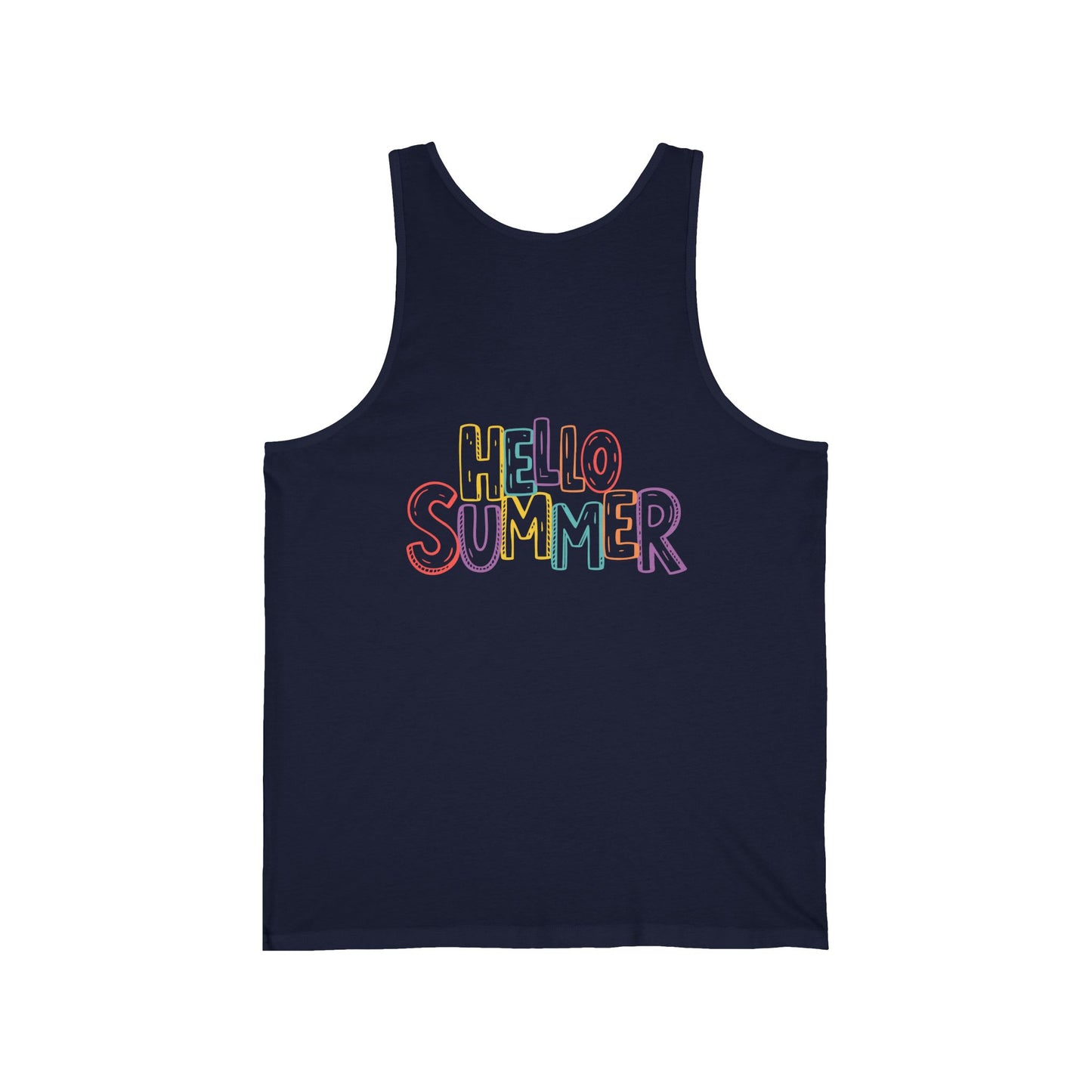 Hello Summer Unisex Jersey Tank