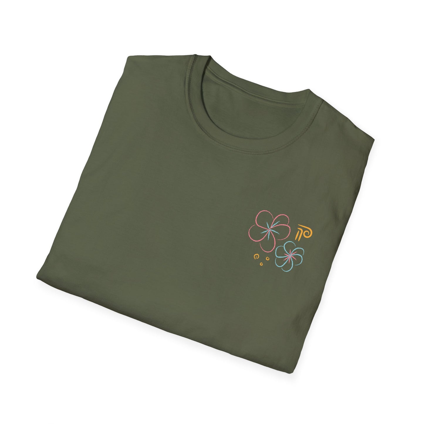 Flower P Unisex Softstyle T-Shirt