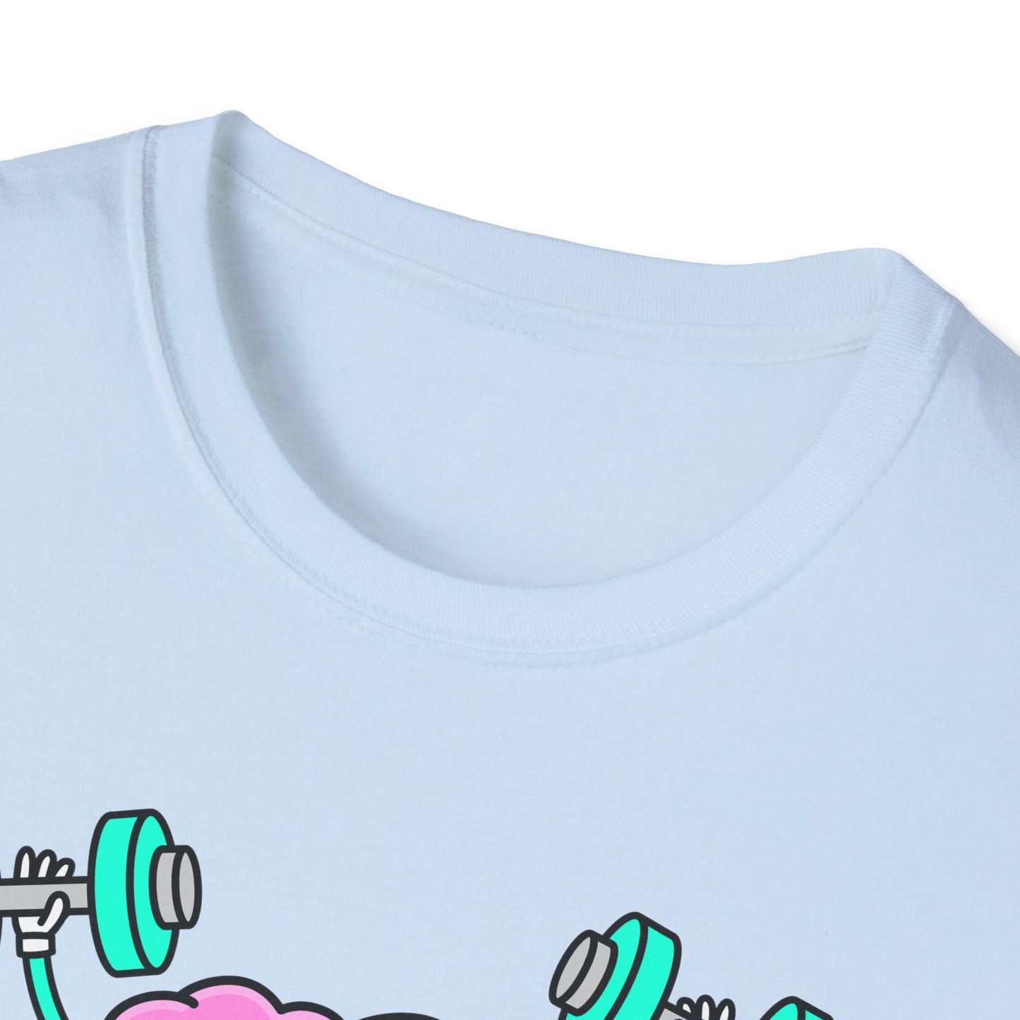 Working on my mental health Unisex Softstyle T-Shirt