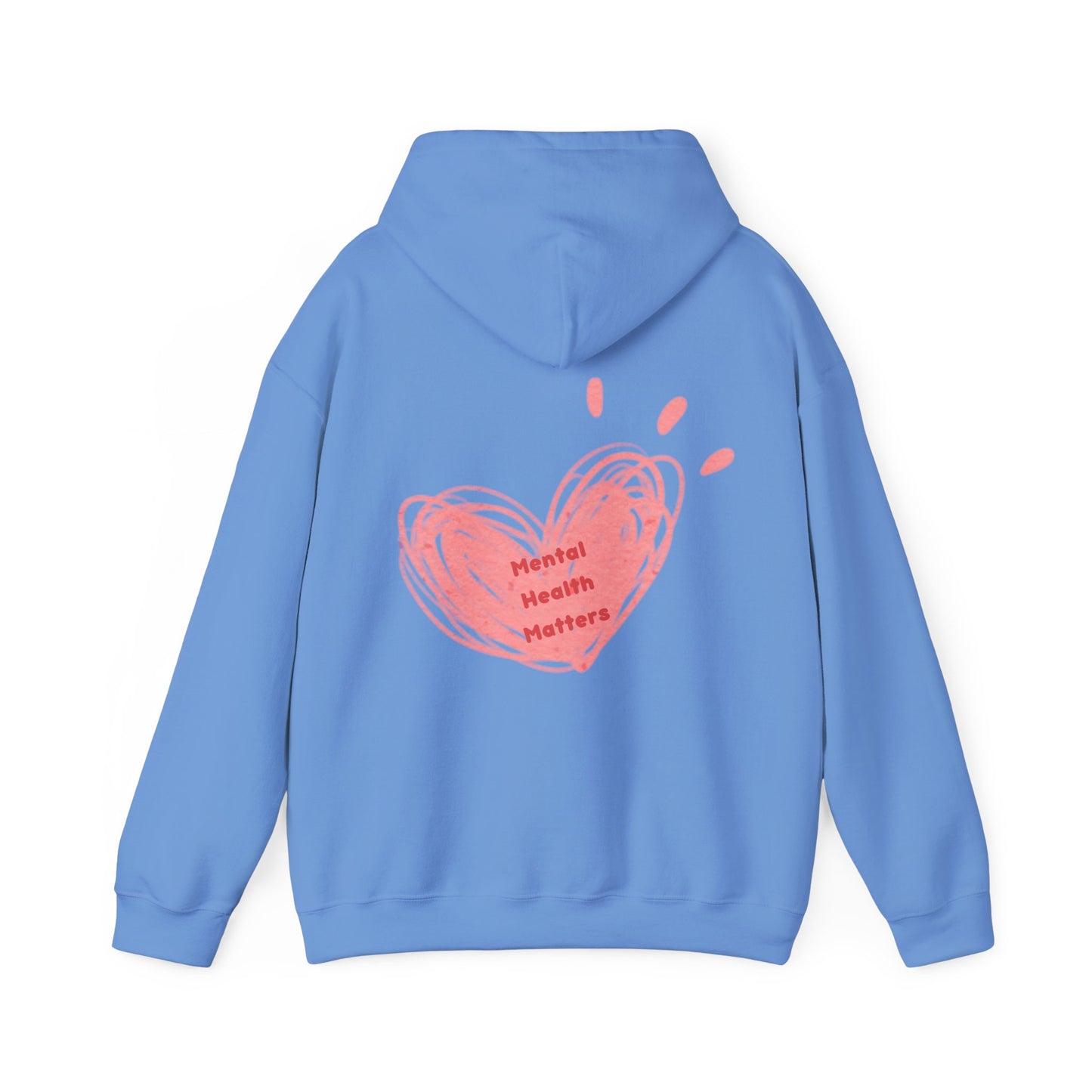 Mental Health Matters Heart Unisex Heavy Blend™ Hooded Sweatshirt