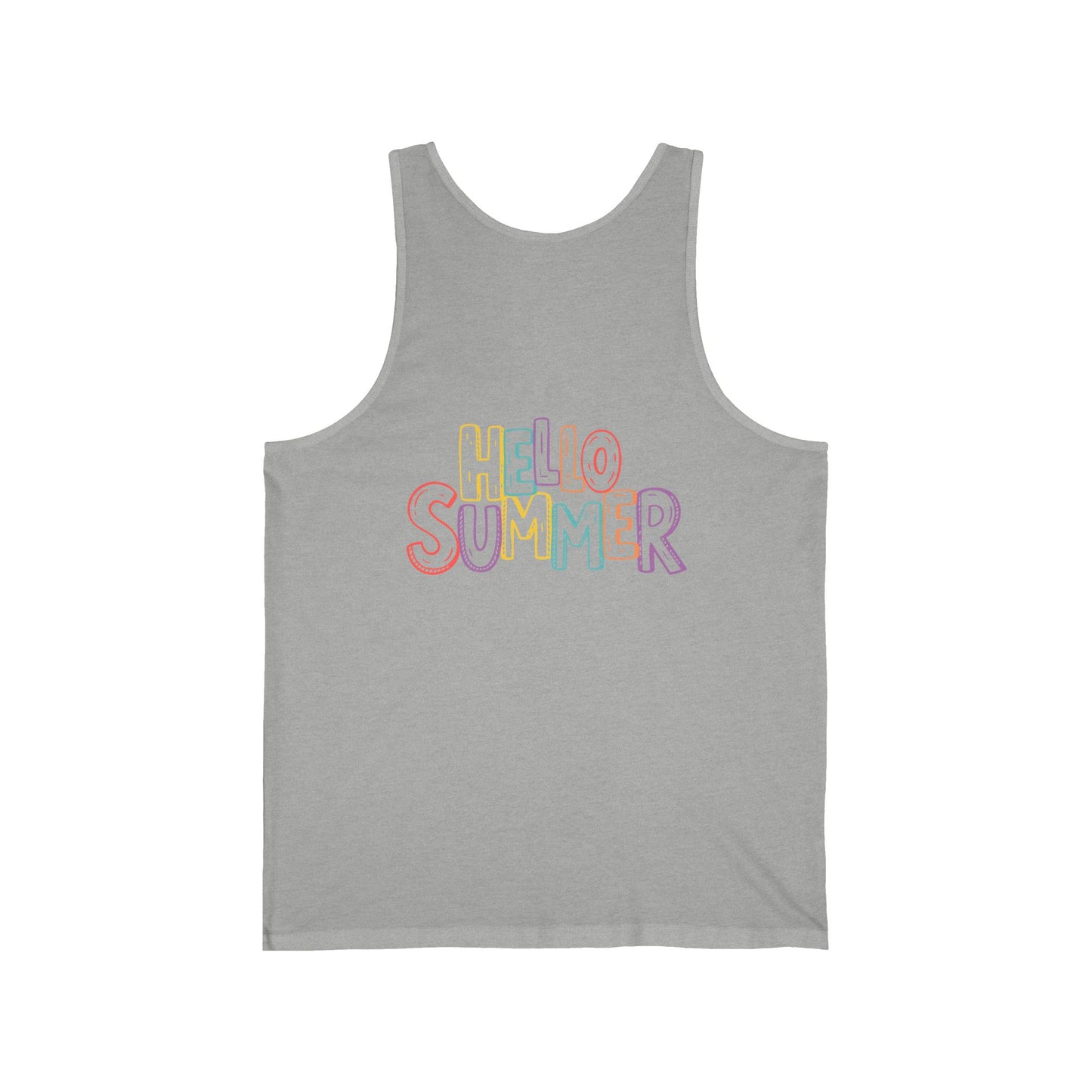Hello Summer Unisex Jersey Tank