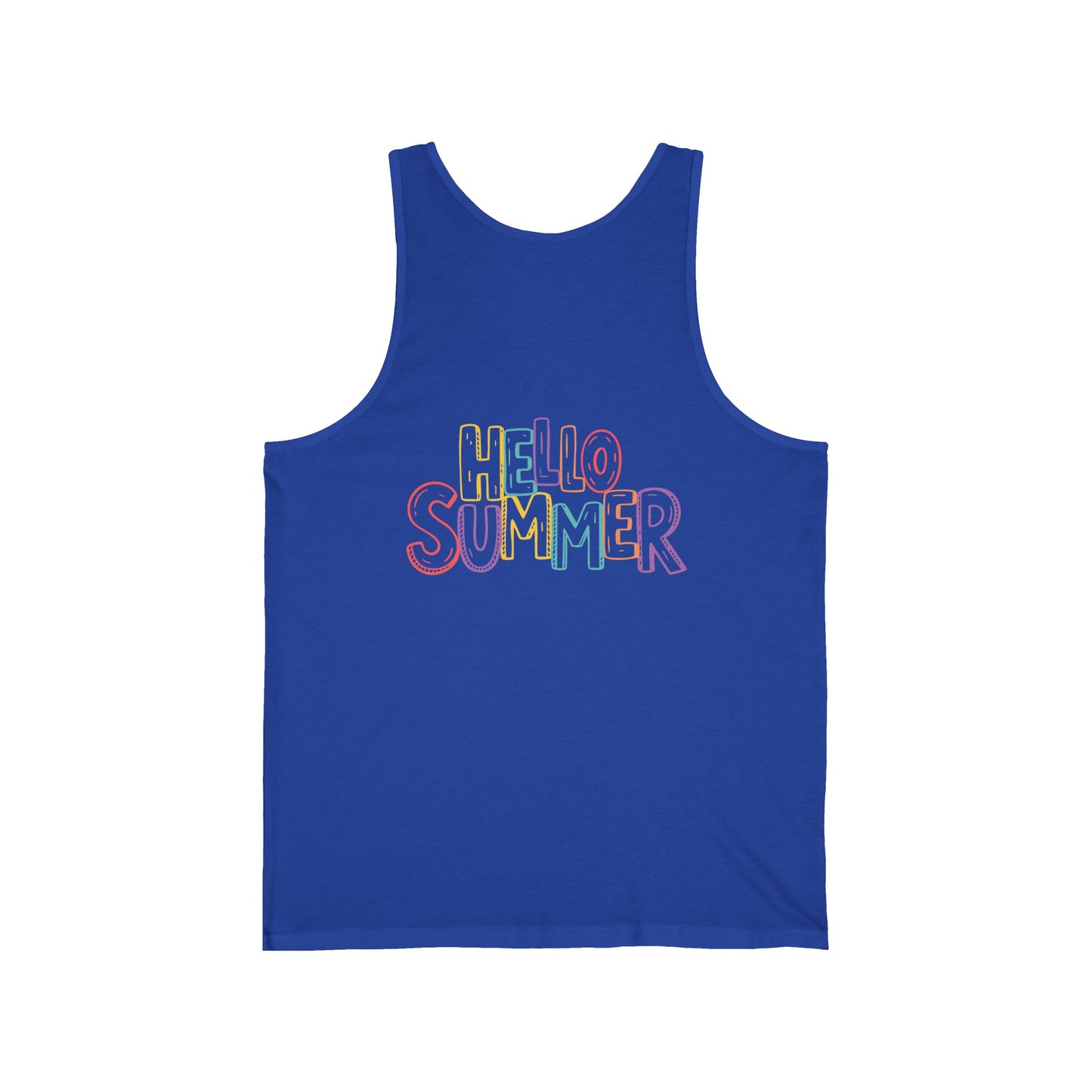 Hello Summer Unisex Jersey Tank