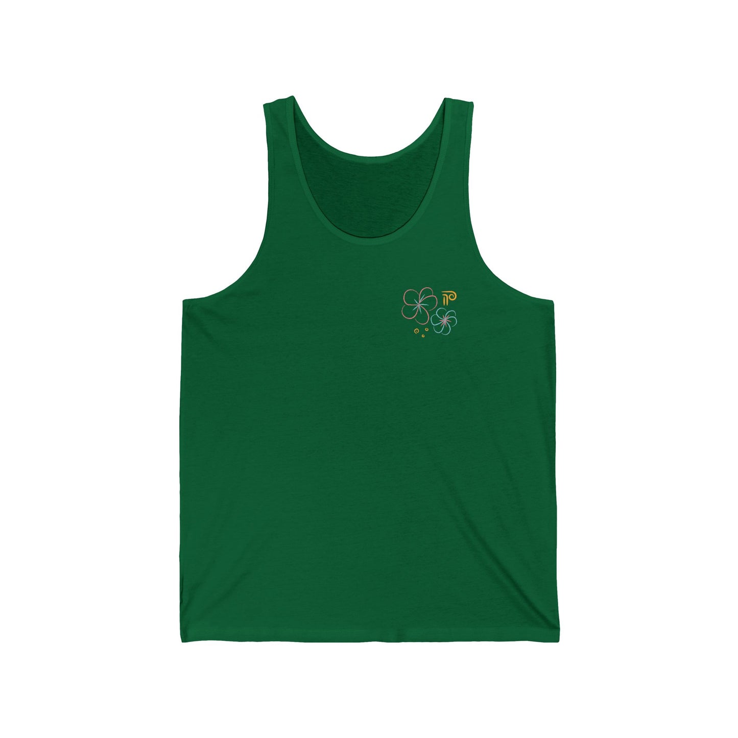 Flower P Unisex Jersey Tank