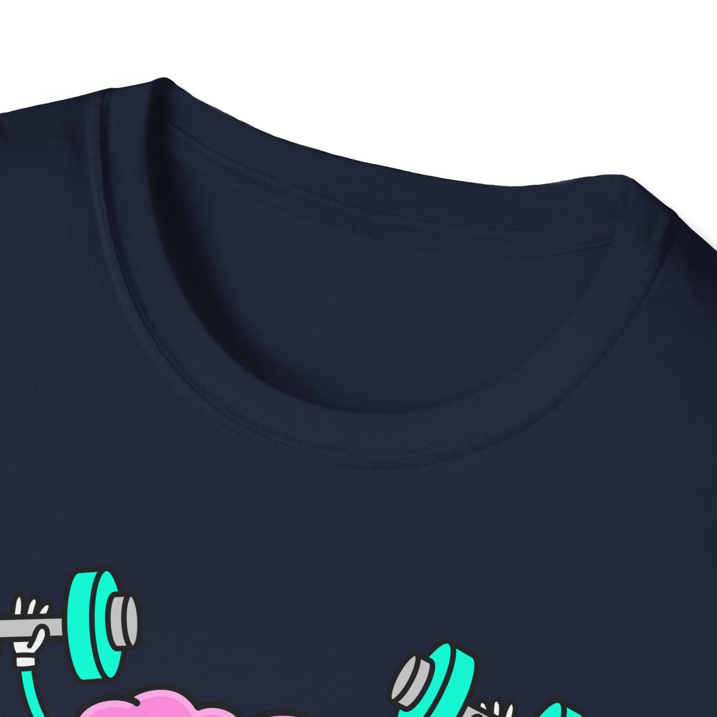 Working on my mental health Unisex Softstyle T-Shirt