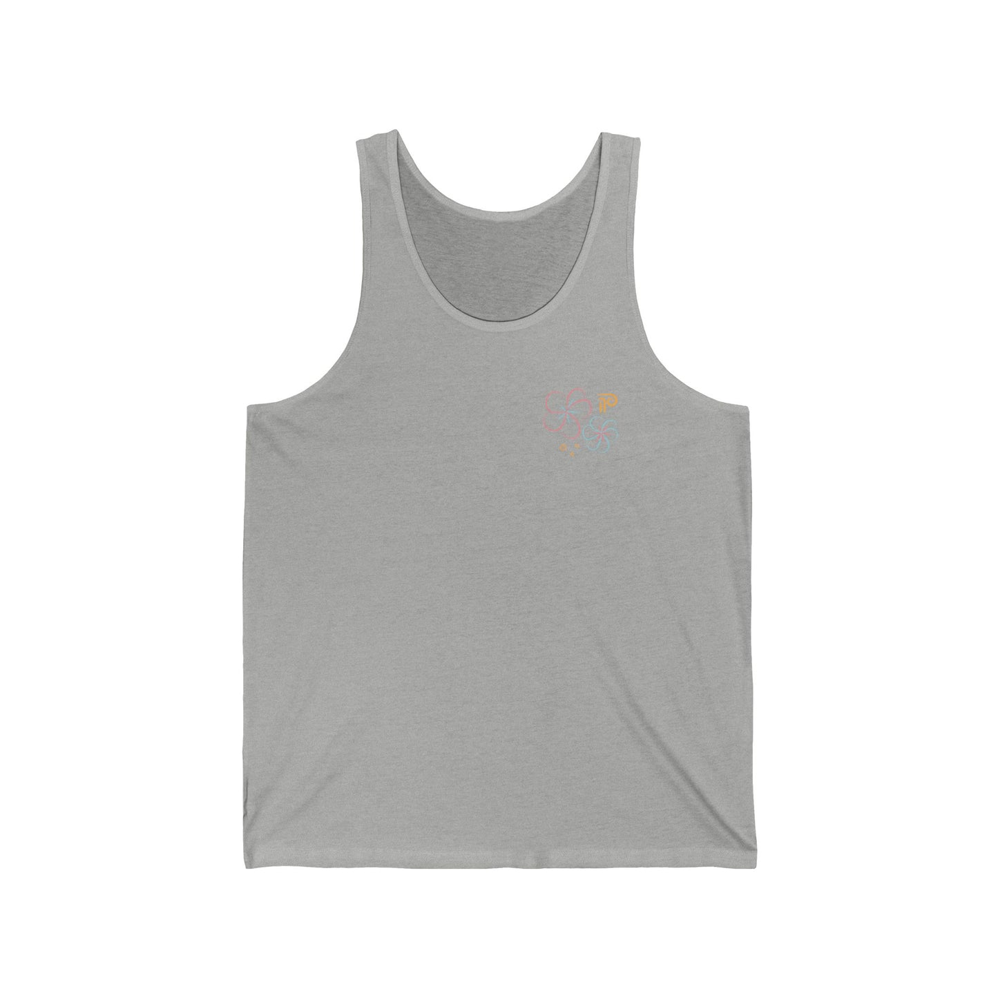 Flower P Unisex Jersey Tank