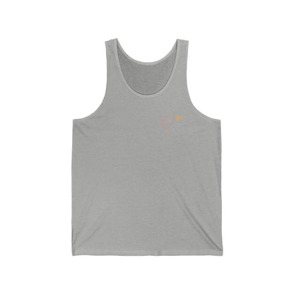 Flower P Unisex Jersey Tank