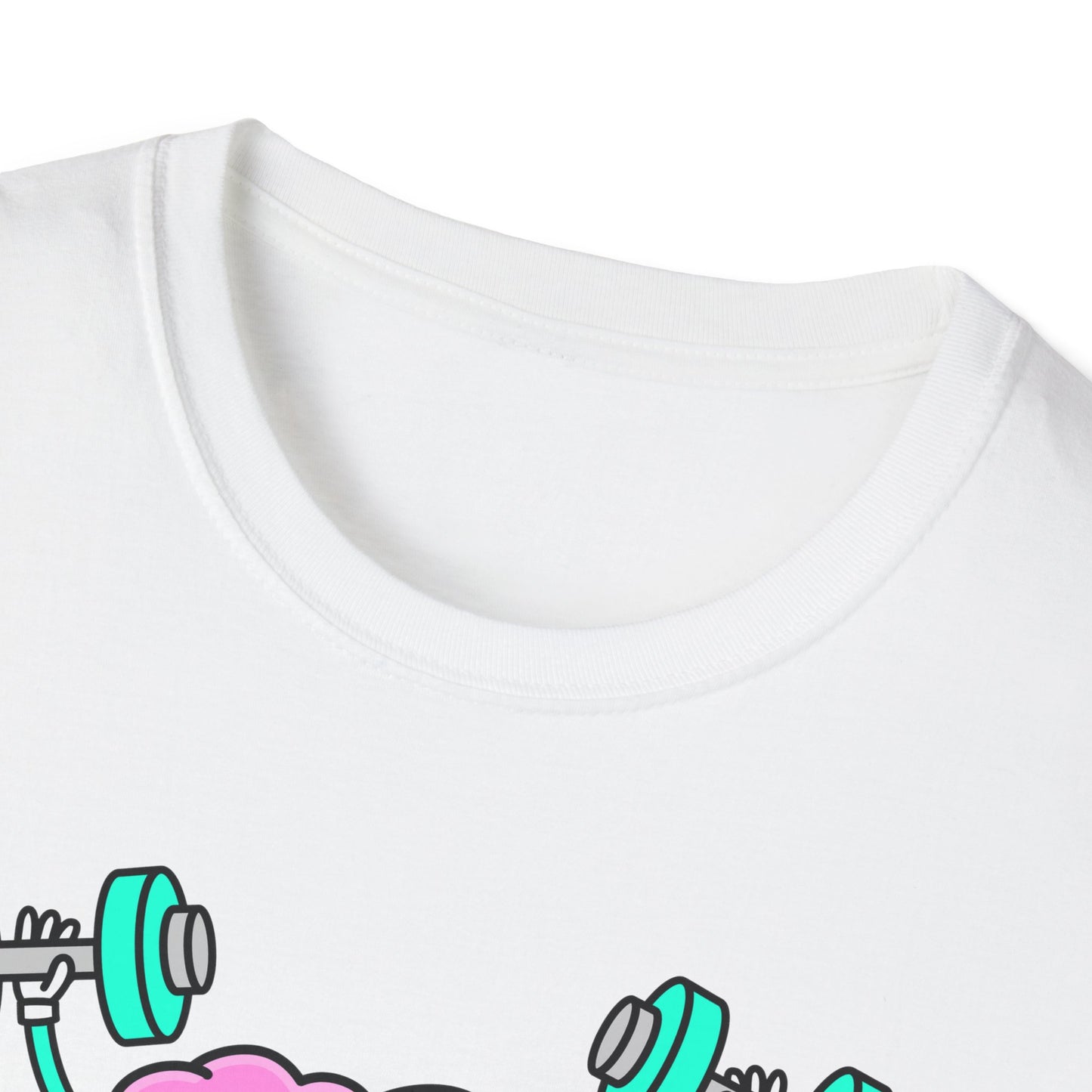 Working on my mental health Unisex Softstyle T-Shirt
