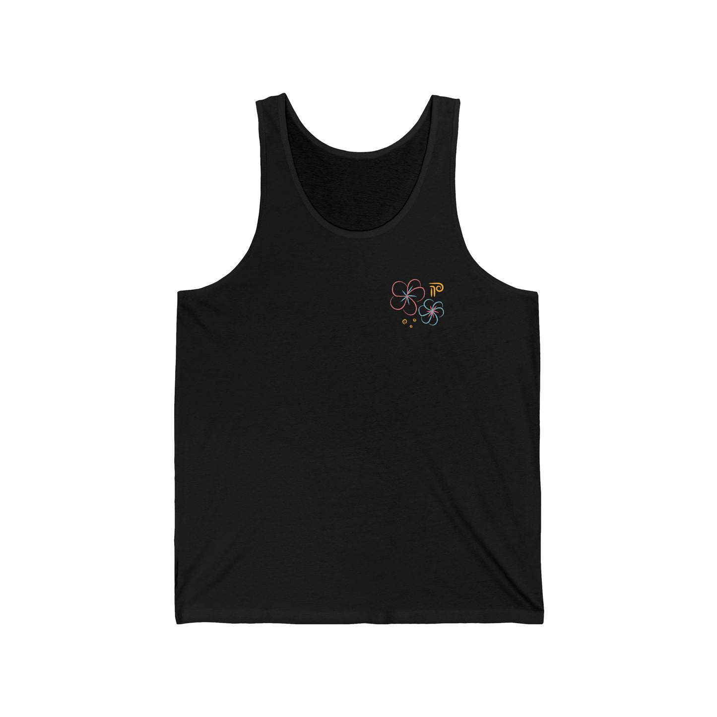 Flower P Unisex Jersey Tank