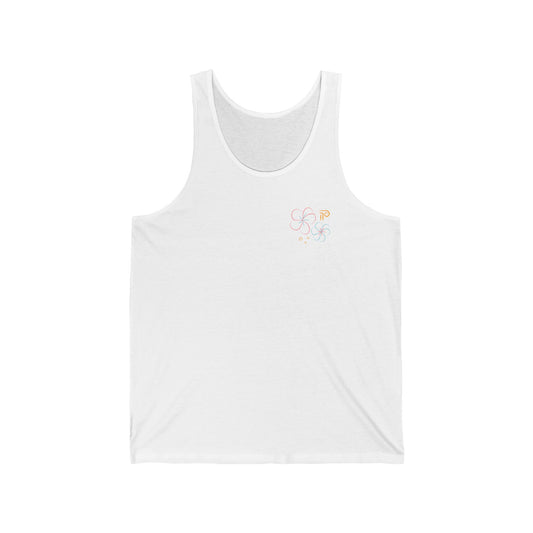 Flower P Unisex Jersey Tank