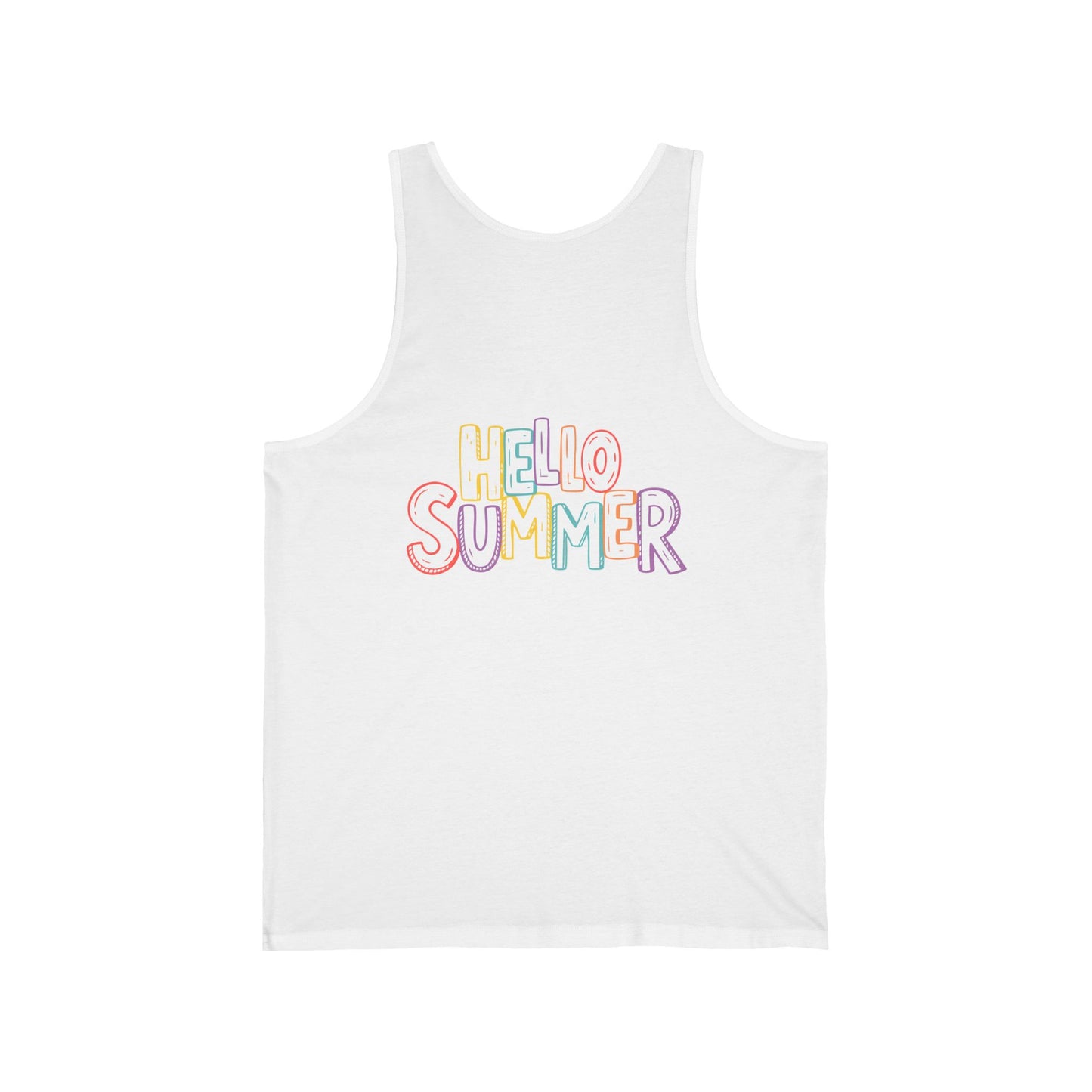 Hello Summer Unisex Jersey Tank