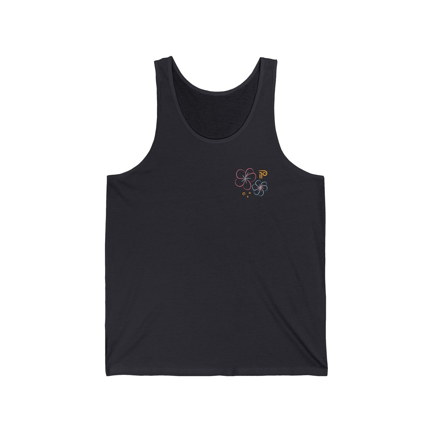 Flower P Unisex Jersey Tank