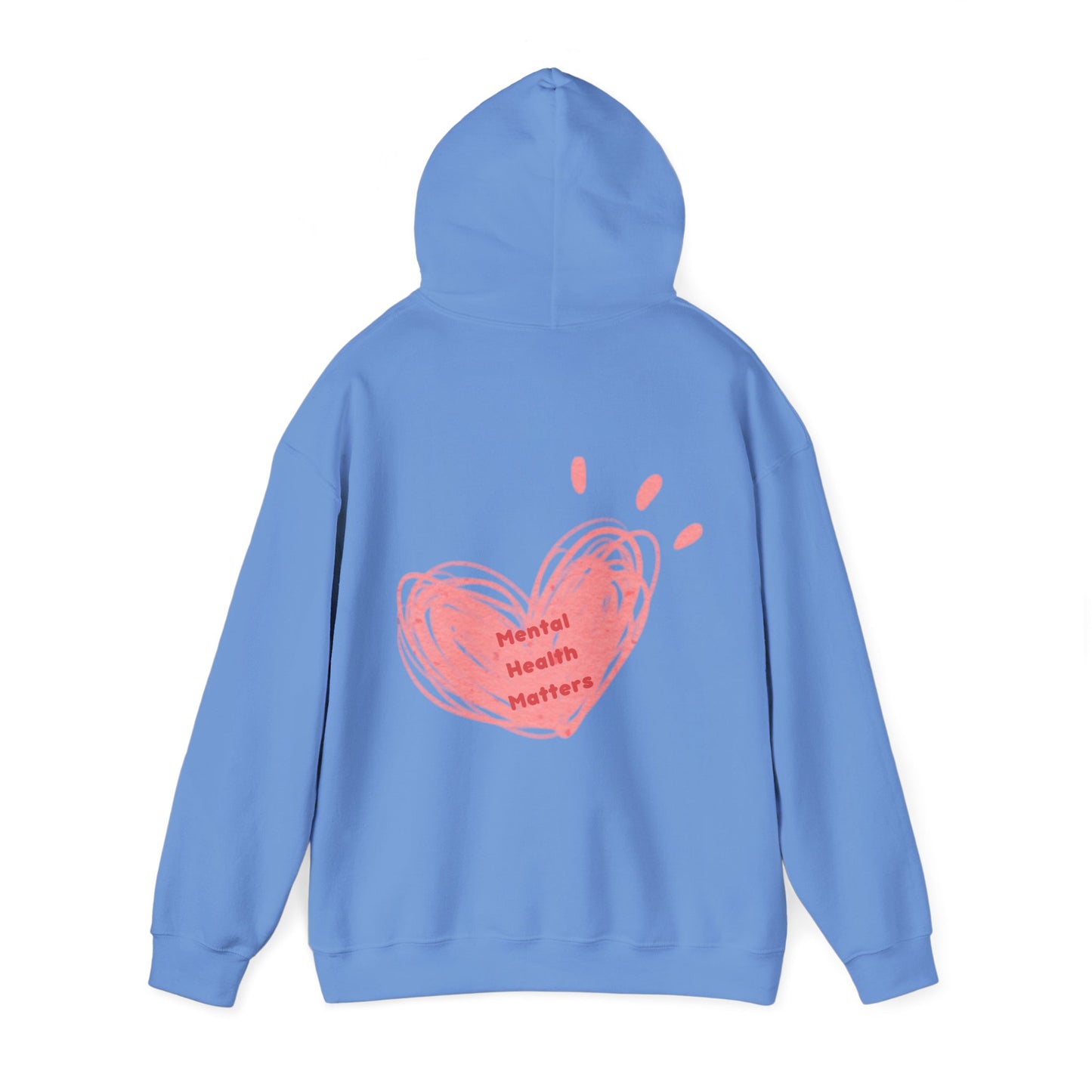 Mental Health Matters Heart Unisex Heavy Blend™ Hooded Sweatshirt