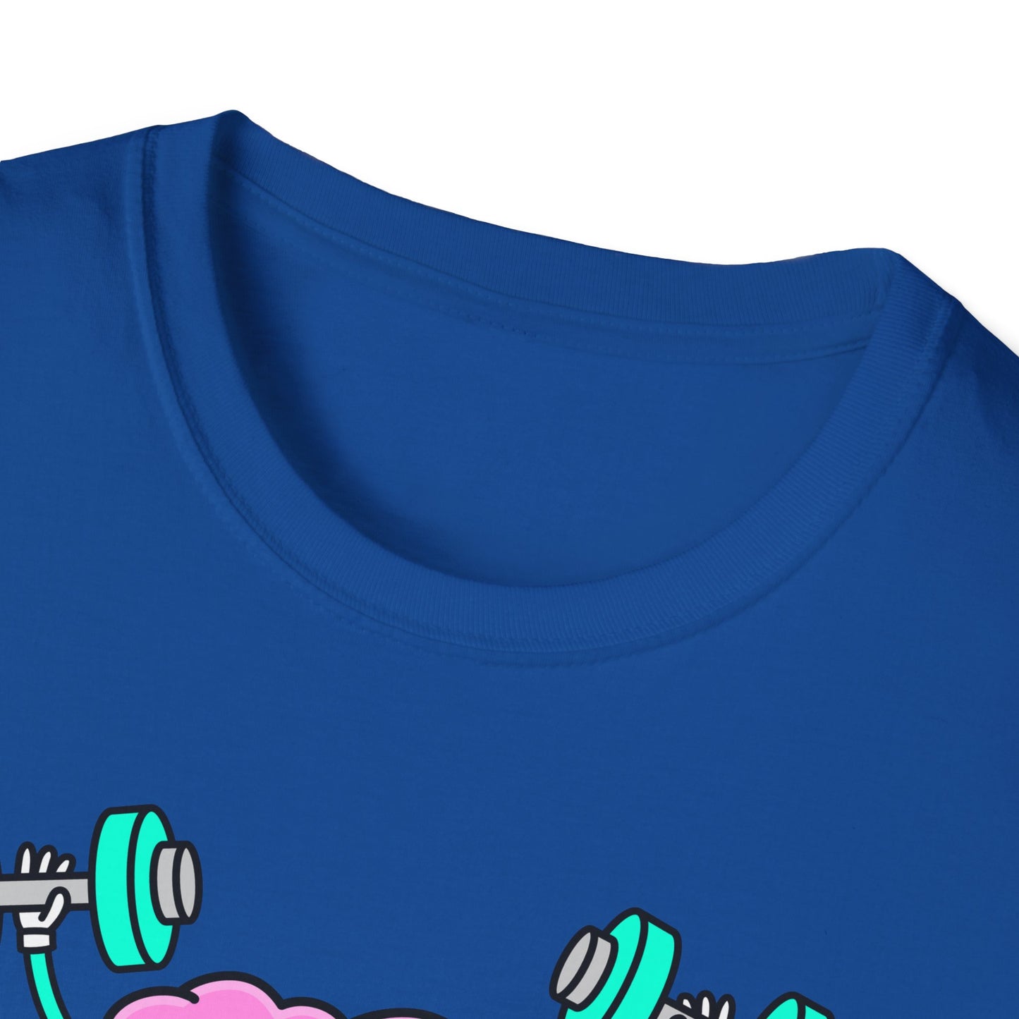 Working on my mental health Unisex Softstyle T-Shirt