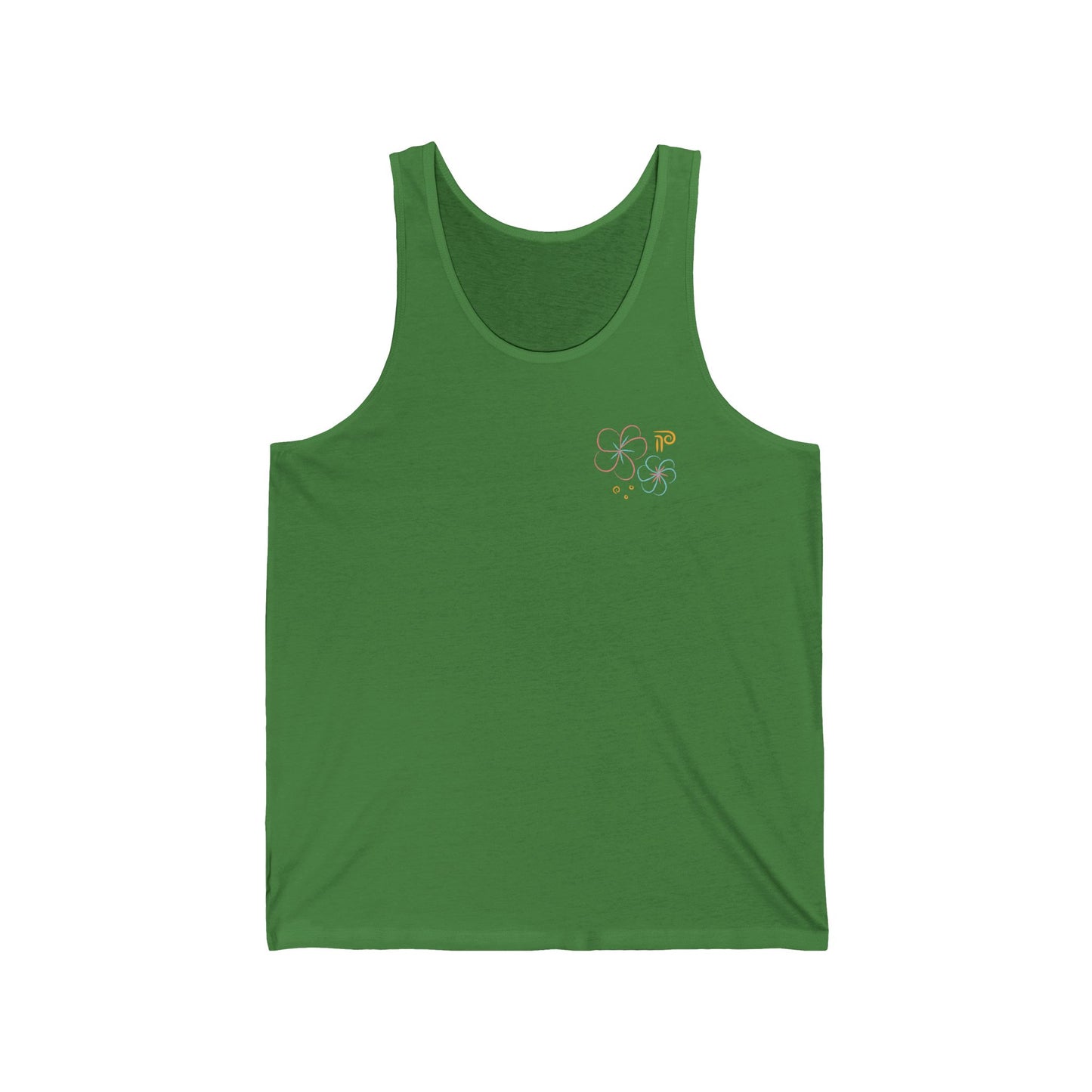 Flower P Unisex Jersey Tank