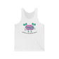 Working on my mental health Unisex Jersey Tank