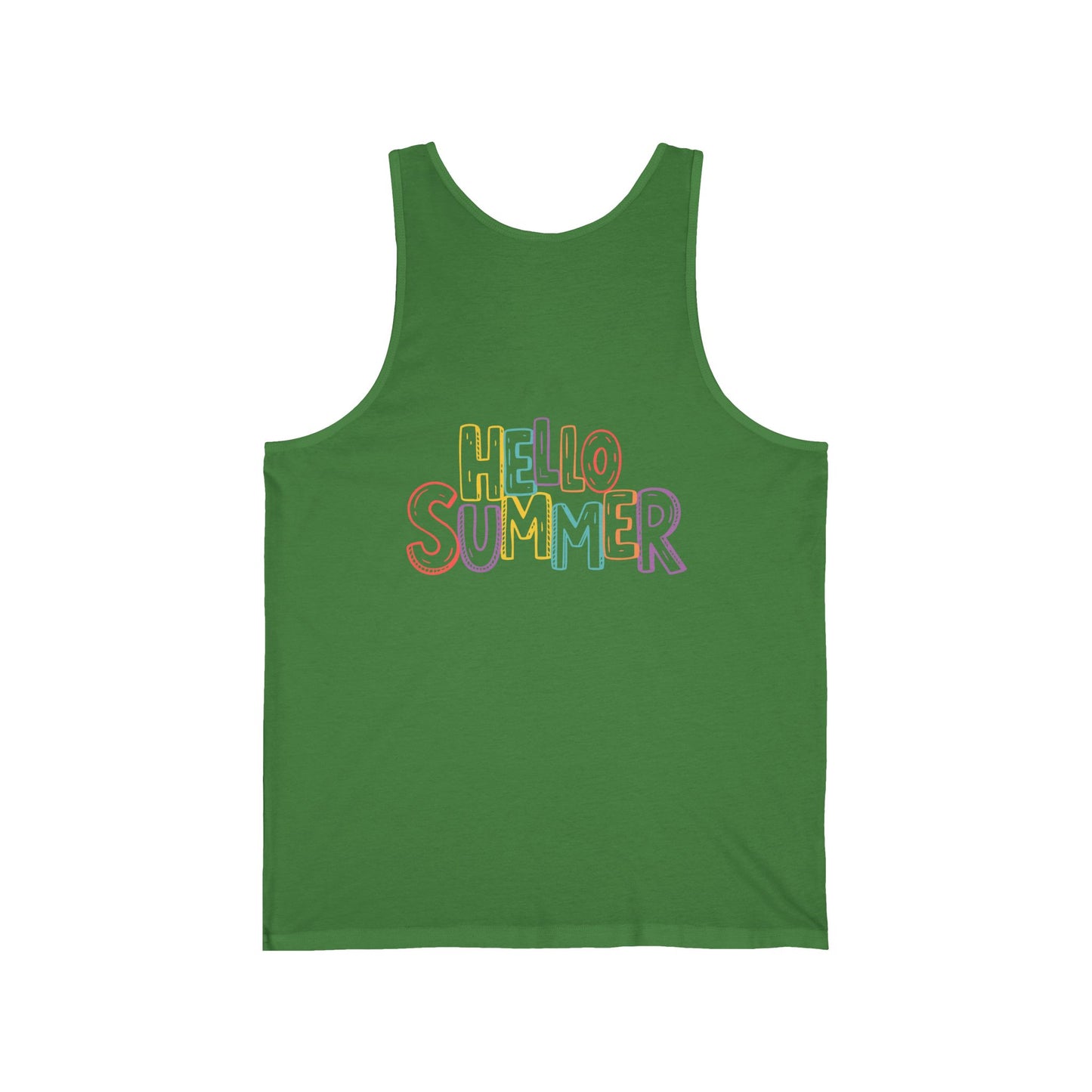 Hello Summer Unisex Jersey Tank