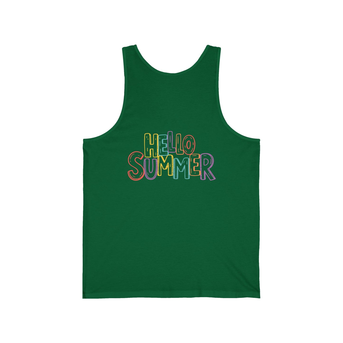 Hello Summer Unisex Jersey Tank
