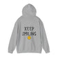 Keep Smiling:) Unisex Heavy Blend™ Hooded Sweatshirt
