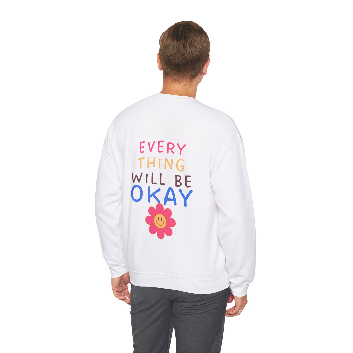 Everything Will Be Okay Unisex Heavy Blend™ Crewneck Sweatshirt